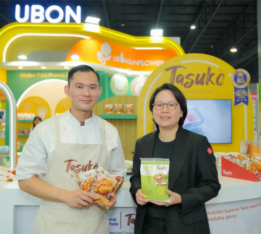 ทาสุโกะเปิดตัวสินค้าใหม่ "แป้งมันสำปะหลังออร์แกนิค" ที่ THAIFEX-ANUGA ASIA 2024